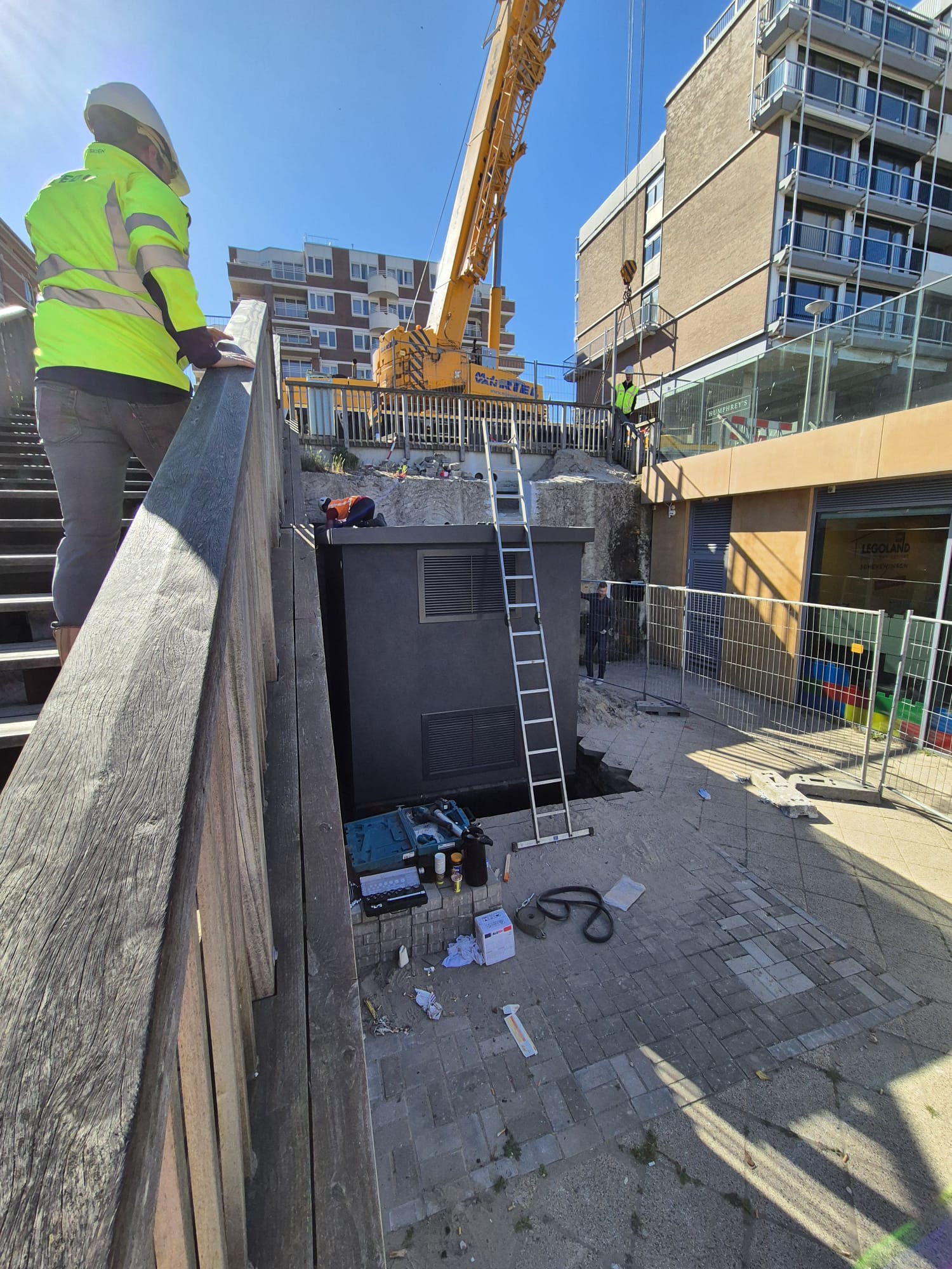 Scheveningen project tijdens project WBR Infra